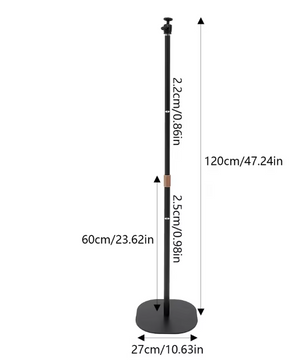 Metalen Projectorstandaard 360° Draaibaar – In Hoogte Verstelbare Universele Projector Houder