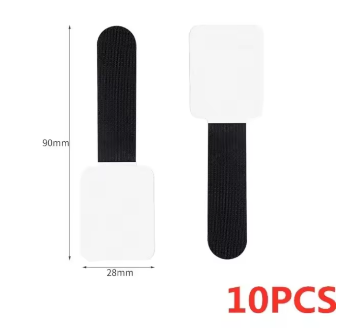 Herbruikbare Kabelorganizer Klittenband – Set Kabelbinders voor Draadbeheer