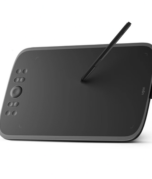 Grafische Tekentablet 10 Inch met 16K Drukniveaus, 8 Sneltoetsen en Scroll Wheel