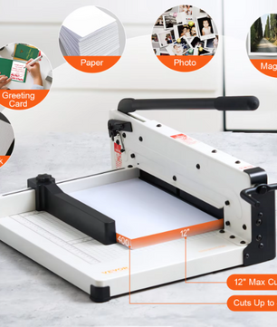 Industriële Papiersnijder Guillotine – 400 Vel Stapelsnijder