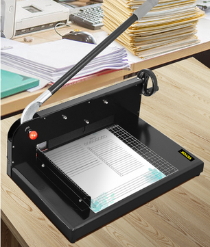 A4 Handmatige Guillotine Papiersnijder – Heavy Duty 300 Vel Stapelsnijder