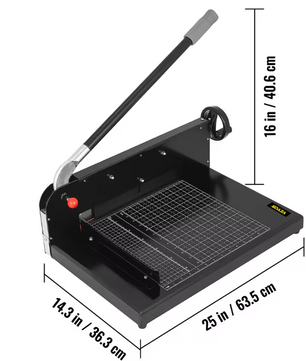 A4 Handmatige Guillotine Papiersnijder – Heavy Duty 300 Vel Stapelsnijder
