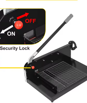 A4 Handmatige Guillotine Papiersnijder – Heavy Duty 300 Vel Stapelsnijder