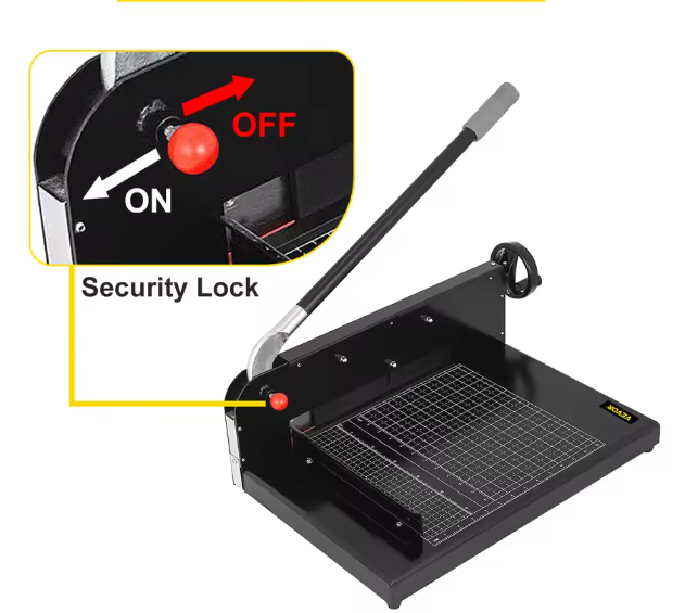 A4 Handmatige Guillotine Papiersnijder – Heavy Duty 300 Vel Stapelsnijder