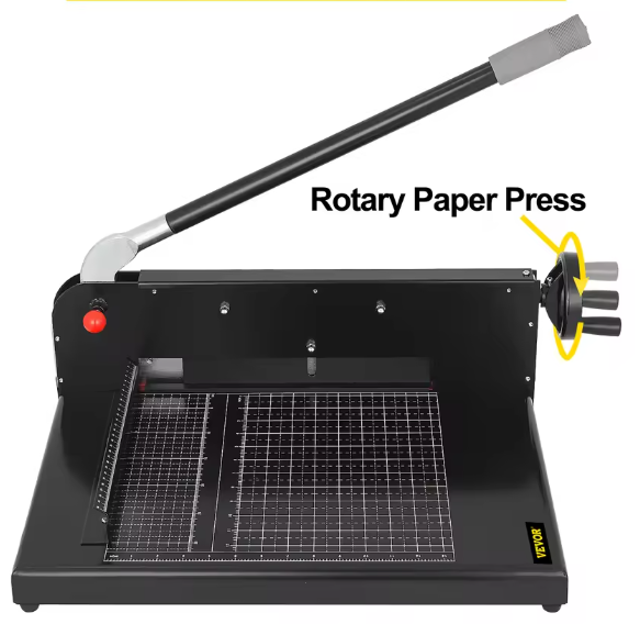 A4 Handmatige Guillotine Papiersnijder – Heavy Duty 300 Vel Stapelsnijder
