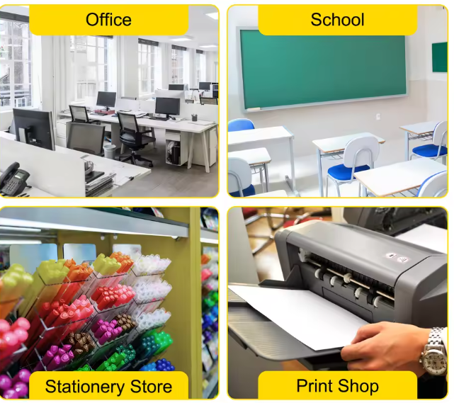 A4 Handmatige Guillotine Papiersnijder – Heavy Duty 300 Vel Stapelsnijder