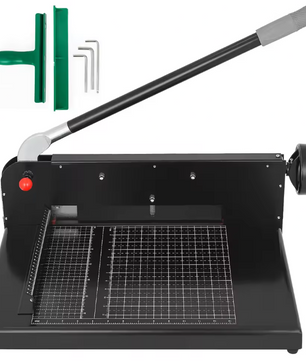 A4 Handmatige Guillotine Papiersnijder – Heavy Duty 300 Vel Stapelsnijder