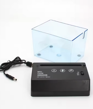 Draagbare Mini Papierversnipperaar USB – Compacte Document Shredder