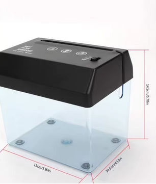 Draagbare Mini Papierversnipperaar USB – Compacte Document Shredder