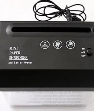 Draagbare Mini Papierversnipperaar USB – Compacte Document Shredder