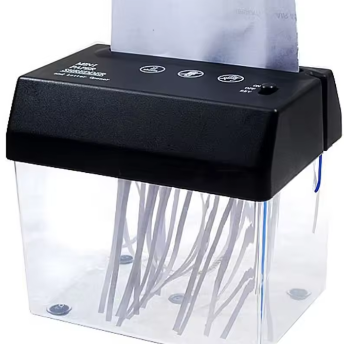Draagbare Mini Papierversnipperaar USB – Compacte Document Shredder