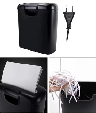Cross-Cut Papierversnipperaar A4 – Micro-Cut Document en Kaart Shredder