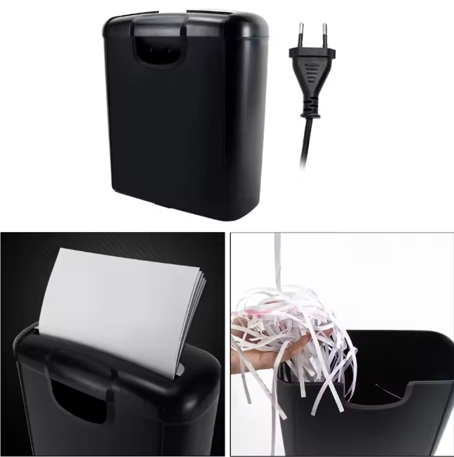 Cross-Cut Papierversnipperaar A4 – Micro-Cut Document en Kaart Shredder