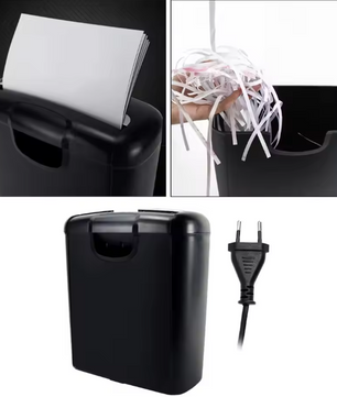 Cross-Cut Papierversnipperaar A4 – Micro-Cut Document en Kaart Shredder