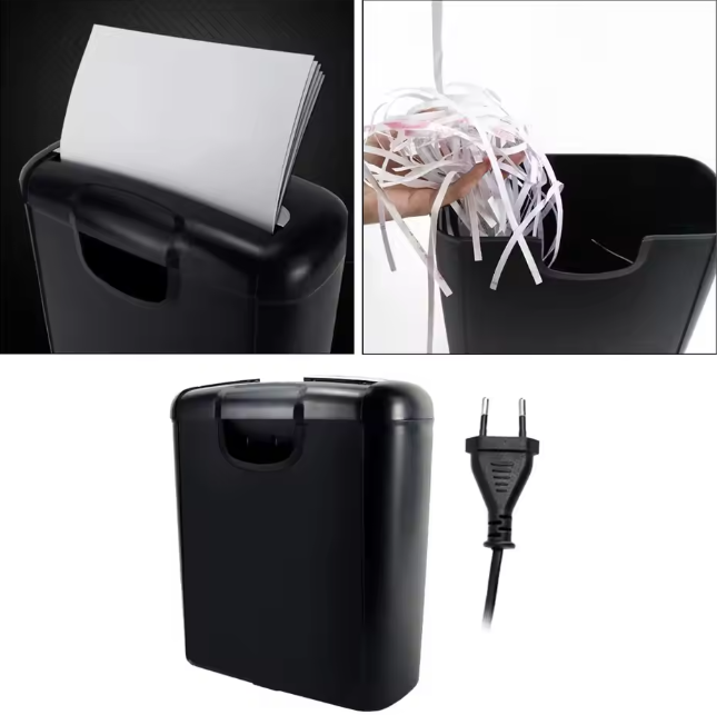 Cross-Cut Papierversnipperaar A4 – Micro-Cut Document en Kaart Shredder