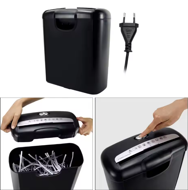 Cross-Cut Papierversnipperaar A4 – Micro-Cut Document en Kaart Shredder