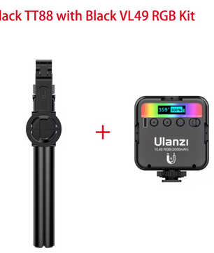 Overhead Selfie Stick en Telefoon Statief 1,44m – Bluetooth Remote