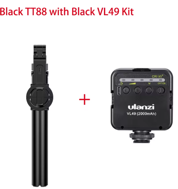 Overhead Selfie Stick en Telefoon Statief 1,44m – Bluetooth Remote