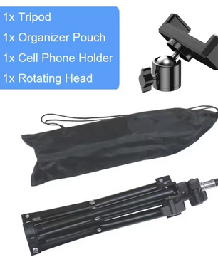 Live Streaming Camera en Telefoon Statief 160 cm – Metalen Verstelbare Tripod