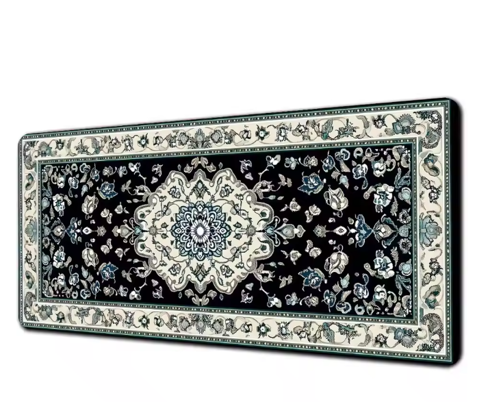 Retro Perzisch Tapijt Gaming Muismat – XXL Bureau en Toetsenbord Onderlegger Antislip