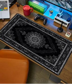 Retro Perzisch Tapijt Gaming Muismat – XXL Bureau en Toetsenbord Onderlegger Antislip