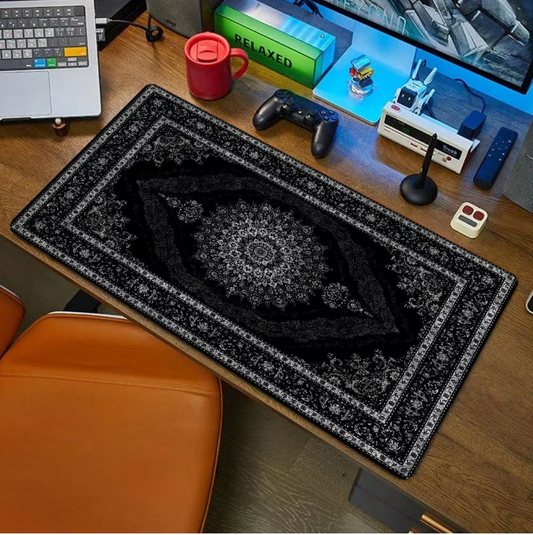 Retro Perzisch Tapijt Gaming Muismat – XXL Bureau en Toetsenbord Onderlegger Antislip