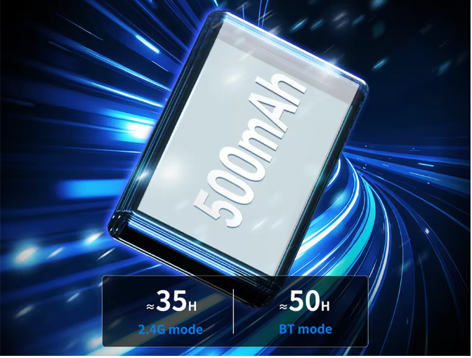 Ultralichte Tri-Mode Draadloze Gaming Muis – Koolstofvezel Design en 24.000 DPI Precisie