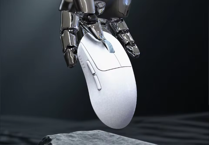 Ultralichte Tri-Mode Draadloze Gaming Muis – Koolstofvezel Design en 24.000 DPI Precisie