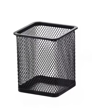 Zwarte Mesh Bureau Organizer – Multifunctionele Pennenhouder voor Kantoor en Bureau