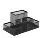 Zwarte Mesh Bureau Organizer – Multifunctionele Pennenhouder voor Kantoor en Bureau