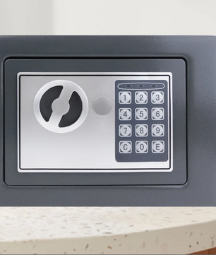 Digitale Elektronische Kluis 4,6L – Stalen Veiligheidskluis met Pincode en Sleutels