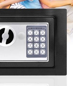 Digitale Elektronische Kluis 4,6L – Stalen Veiligheidskluis met Pincode en Sleutels