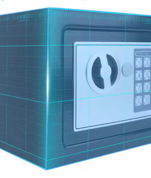 Digitale Elektronische Kluis 4,6L – Stalen Veiligheidskluis met Pincode en Sleutels