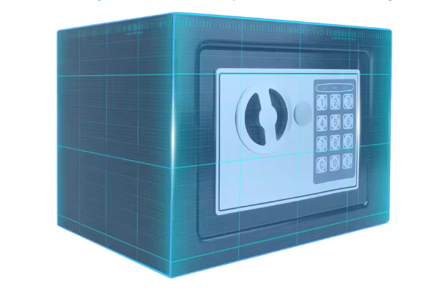 Digitale Elektronische Kluis 4,6L – Stalen Veiligheidskluis met Pincode en Sleutels