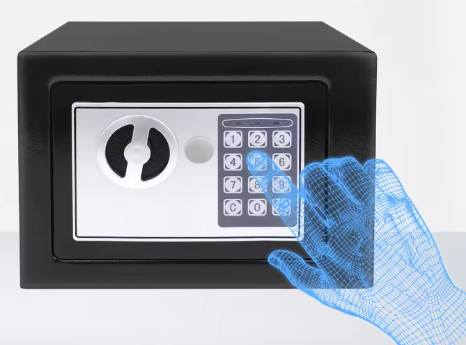 Digitale Elektronische Kluis 4,6L – Stalen Veiligheidskluis met Pincode en Sleutels