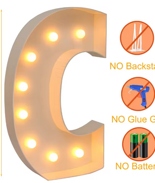 Grote Letter LED Lichtbox 91,5 cm – DIY Ballonvuldoos voor Feestdecoratie