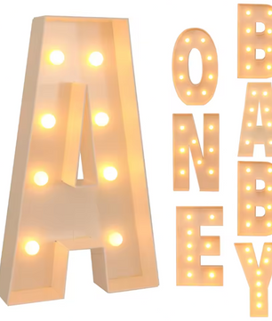 Grote Letter LED Lichtbox 91,5 cm – DIY Ballonvuldoos voor Feestdecoratie