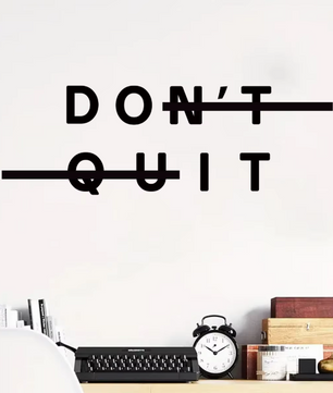 Motiverende Quote Muursticker “Do It” – Verwijderbare PVC Wanddecoratie voor Woonkamer en Slaapkamer