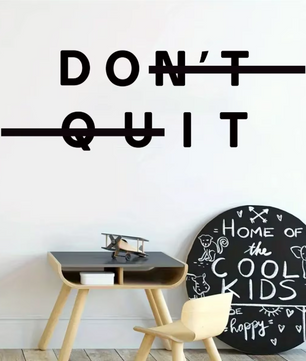 Motiverende Quote Muursticker “Do It” – Verwijderbare PVC Wanddecoratie voor Woonkamer en Slaapkamer