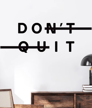 Motiverende Quote Muursticker “Do It” – Verwijderbare PVC Wanddecoratie voor Woonkamer en Slaapkamer