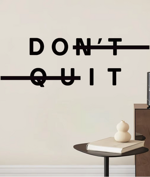 Motiverende Quote Muursticker “Do It” – Verwijderbare PVC Wanddecoratie voor Woonkamer en Slaapkamer