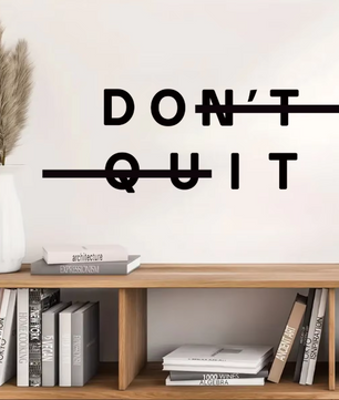Motiverende Quote Muursticker “Do It” – Verwijderbare PVC Wanddecoratie voor Woonkamer en Slaapkamer