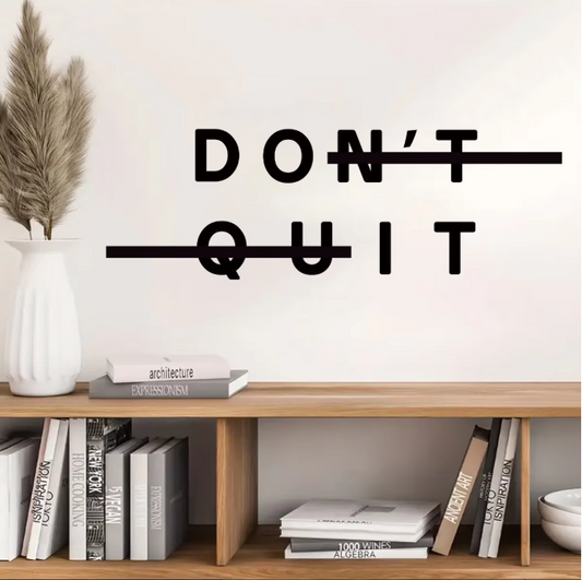 Motiverende Quote Muursticker “Do It” – Verwijderbare PVC Wanddecoratie voor Woonkamer en Slaapkamer