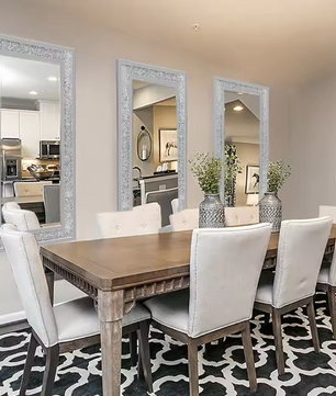 Luxe Kristal Wandspiegel Zilver – Decoratieve Strass Spiegel voor Woonkamer en Slaapkamer