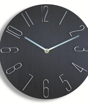 Scandinavische Wandklok 30 cm – Moderne Stille Quartz Muurklok