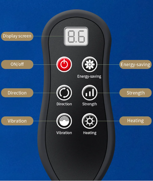 Shiatsu Massagekussen met Afstandsbediening – Elektrisch Nek, Rug en Schouder Massagekussen