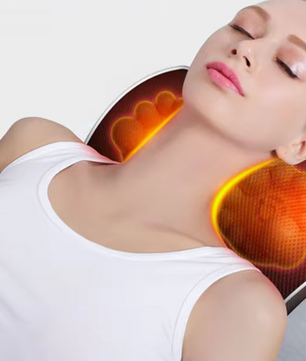 Shiatsu Massagekussen met Afstandsbediening – Elektrisch Nek, Rug en Schouder Massagekussen