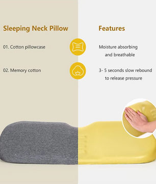 Ergonomisch Cervicaal Traagschuim Kussen – Orthopedisch Nek- en Slaapkussen