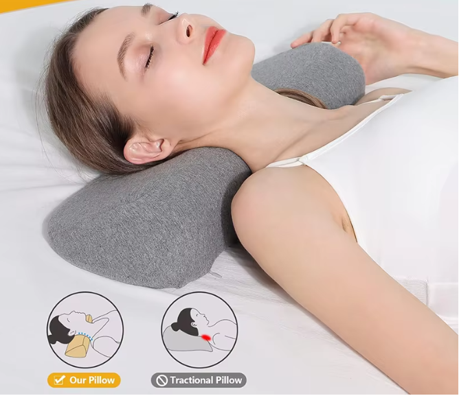 Ergonomisch Cervicaal Traagschuim Kussen – Orthopedisch Nek- en Slaapkussen