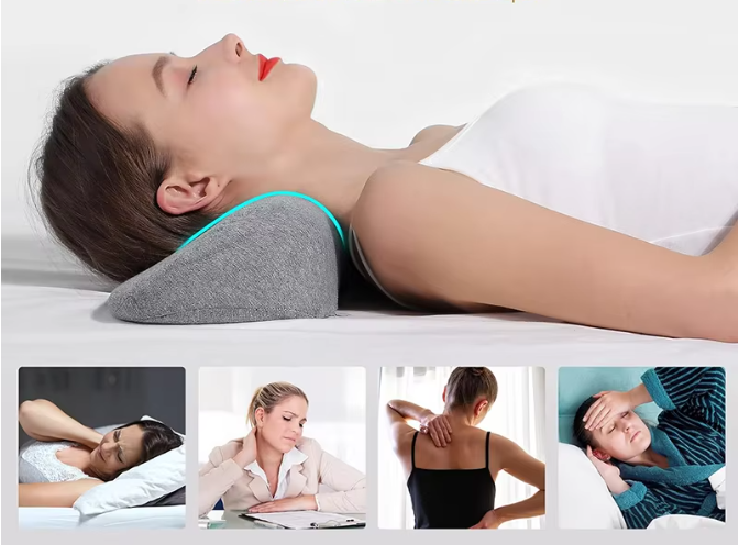 Ergonomisch Cervicaal Traagschuim Kussen – Orthopedisch Nek- en Slaapkussen